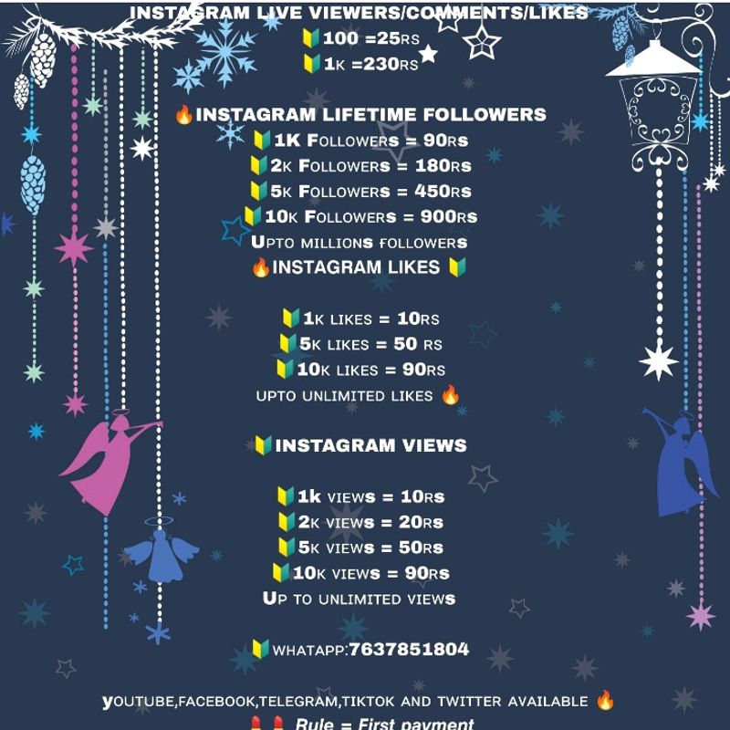Instagram Followers Only 80₹ For Instant Buyer