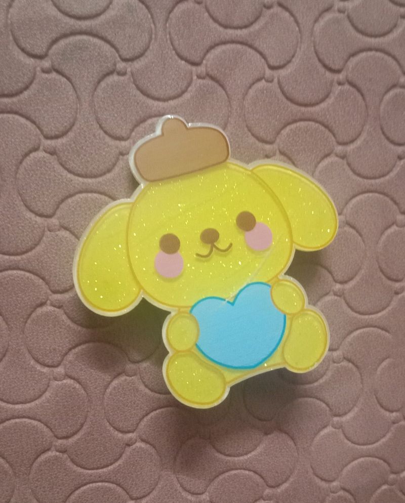 Sanrio My Melody and Pompompurin set of 2 clips ☆