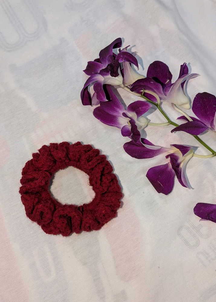 Crochet Hair Scrunchies