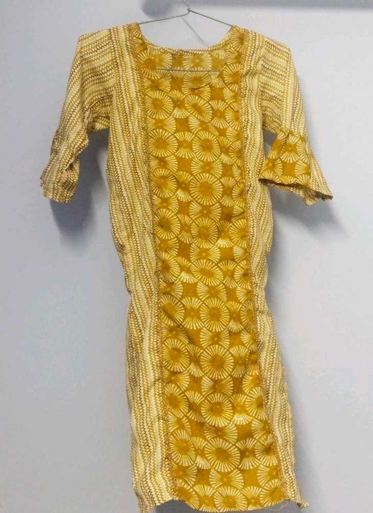 Vintage Mustard Yellow Dress