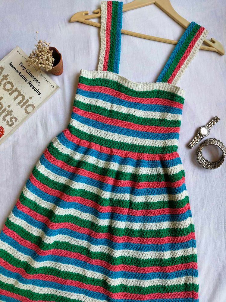 Striped Knit Dress