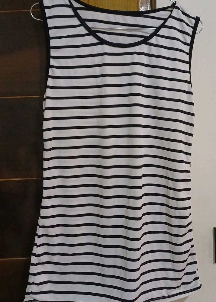 Striped Sleeveless Top