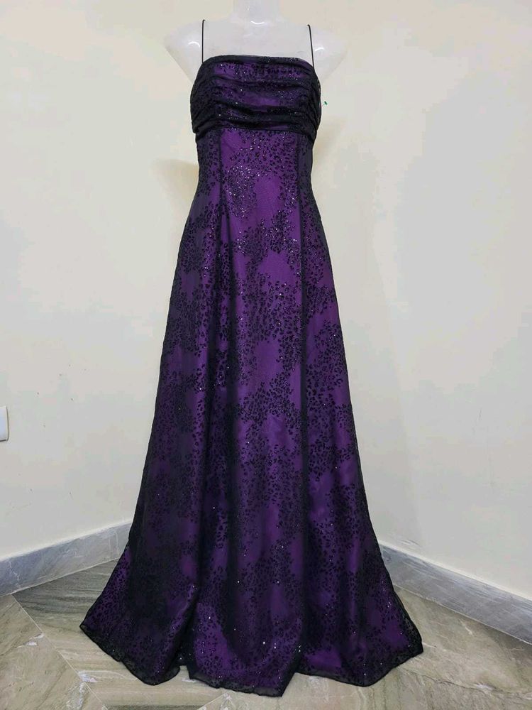 Elegant Purple Gown