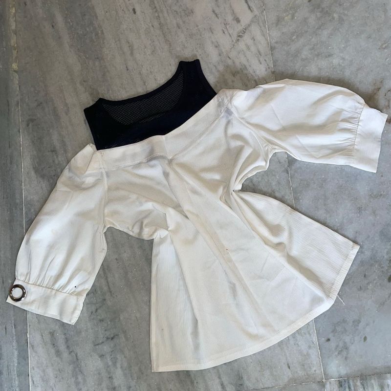 White &amp; Black Top