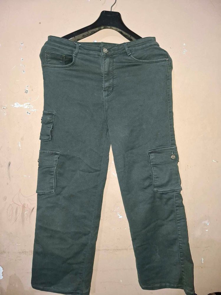 Olive Green Cargo Pants