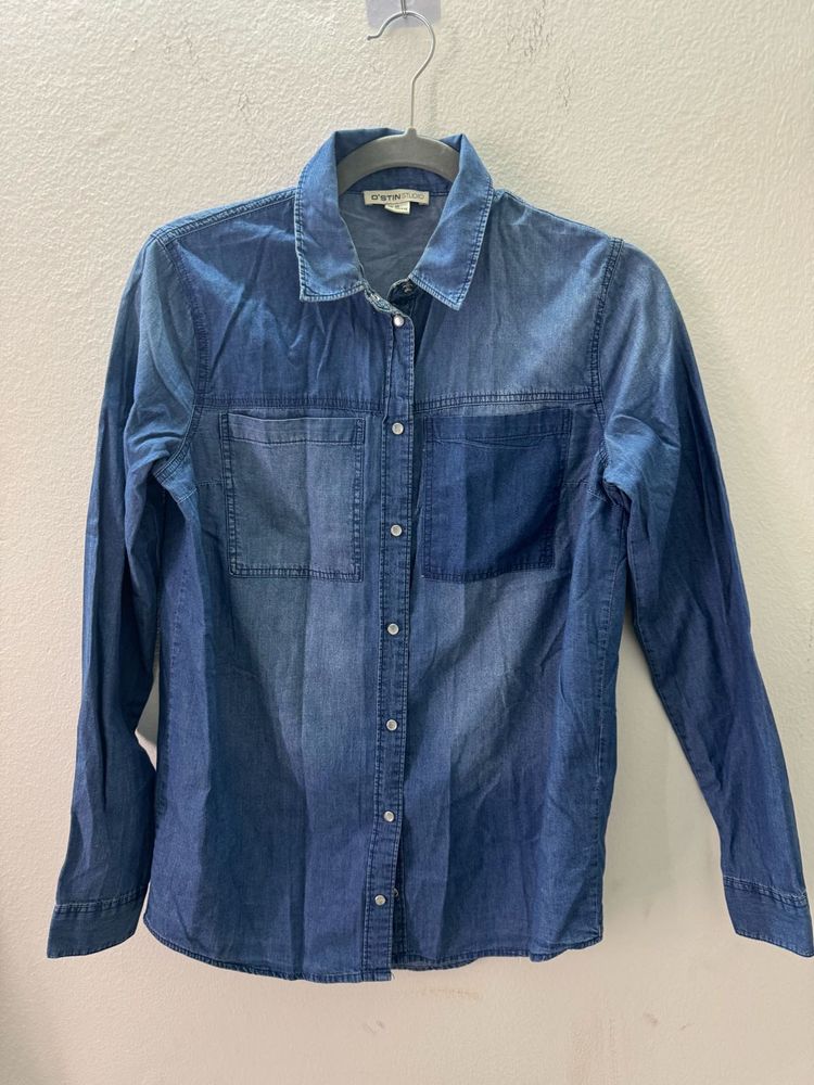 Ostin Blue Denim Shirt