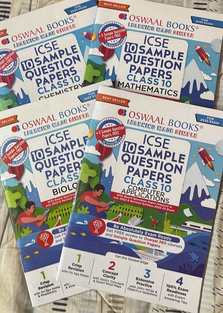 ICSE Class 10 Sample Papers(2023)- Set Of Four