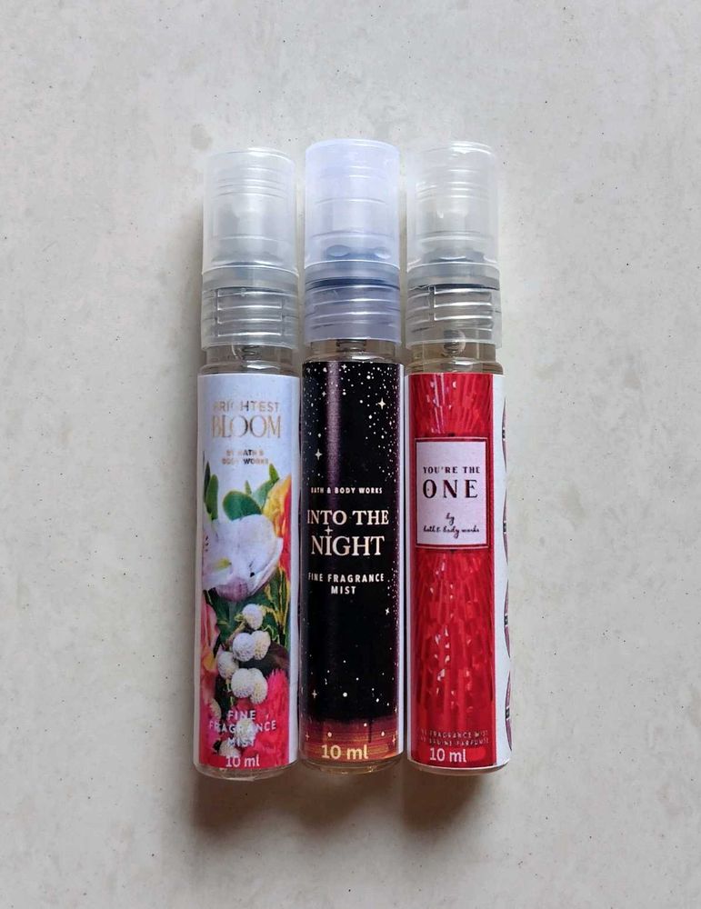 Clearance⏳(All 3) 10ml Mists Decants (B&amp;BW)