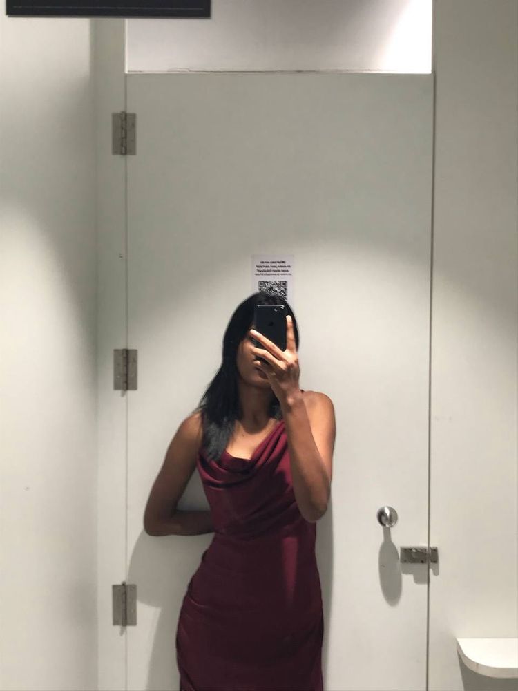 SALE⁉️ZUDIO COWL NECK BURGUNDY BODYCON