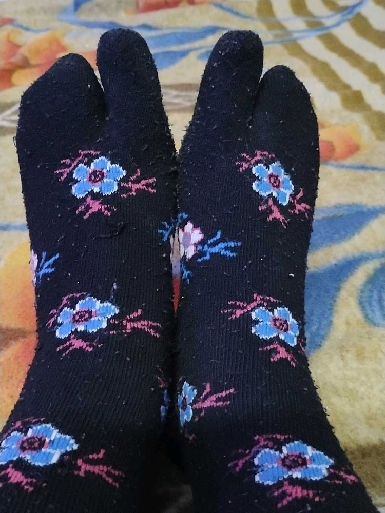 Floral Print Socks