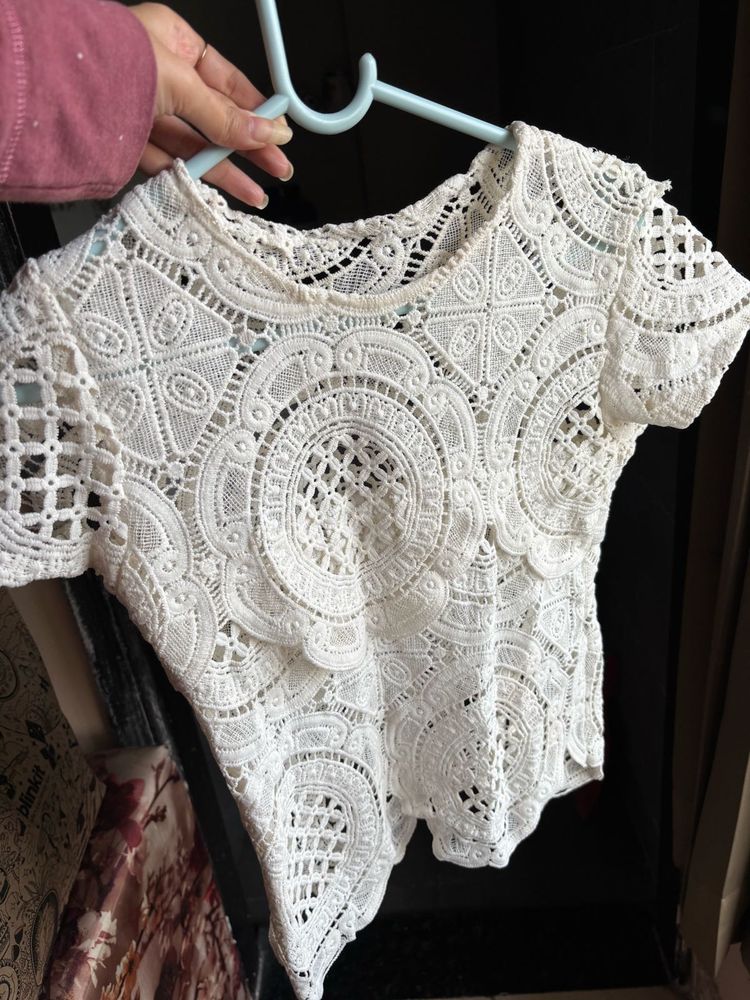 A beautiful see through top