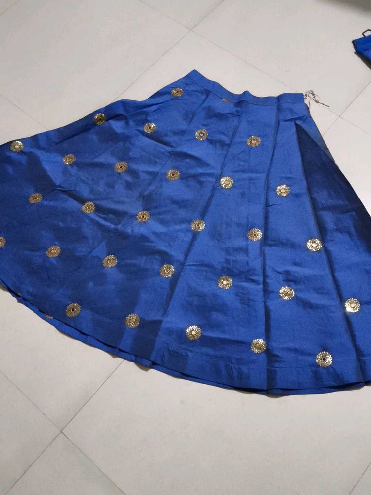 Elegant Blue Ethnic Lehenga Choli