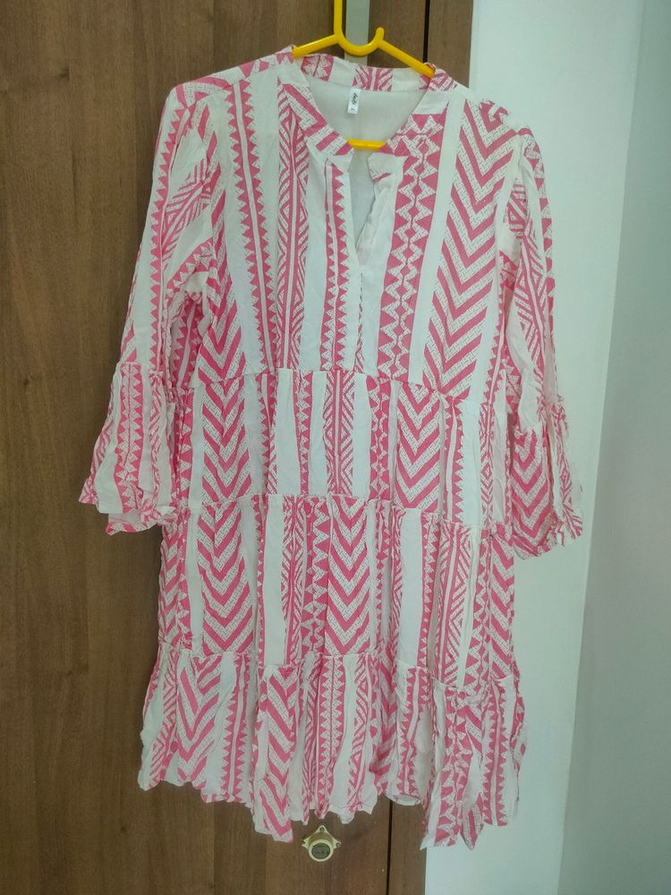 Beach Wear Mini Flared Dress👗