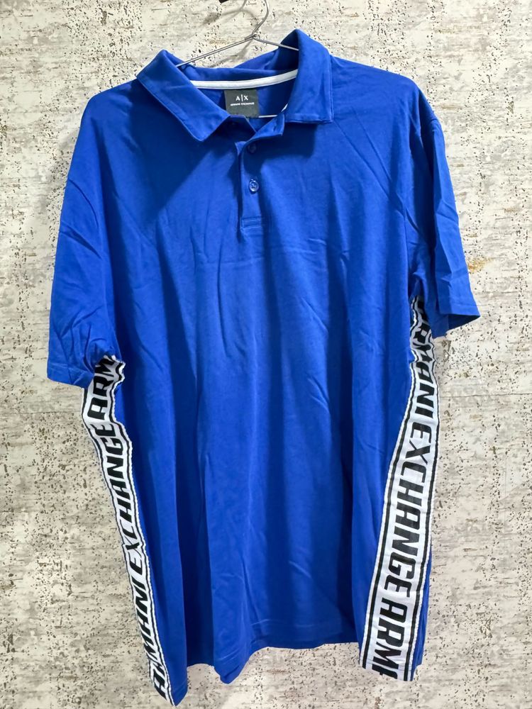 Original Blue Armani Exchange Polo