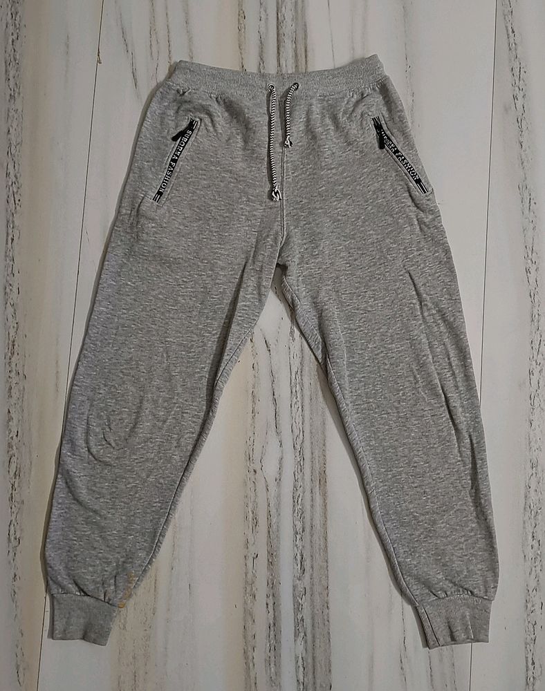 Grey Joggers For Men In (S)