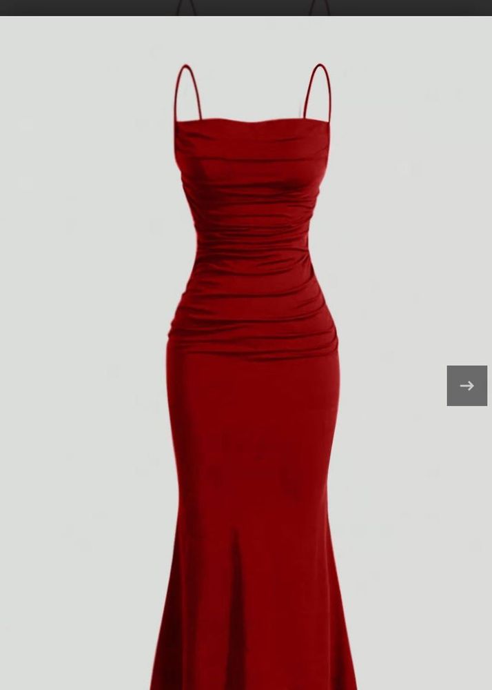 Elegant Red Bodycon Dress