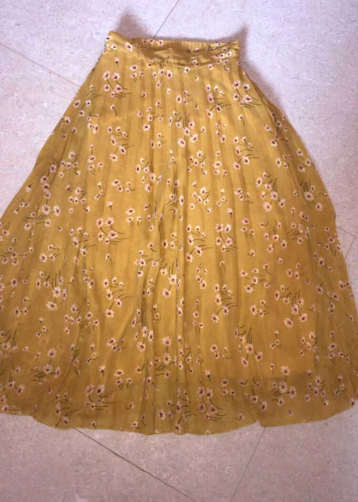 Floral Print Skirt