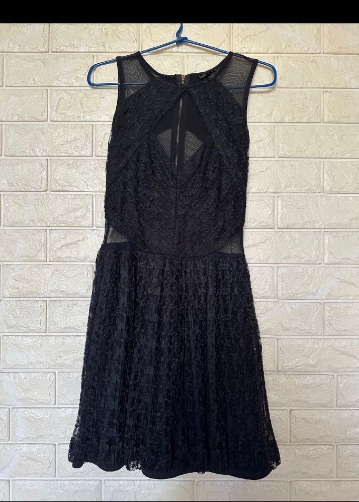 River Island Lace &amp; Net LBD