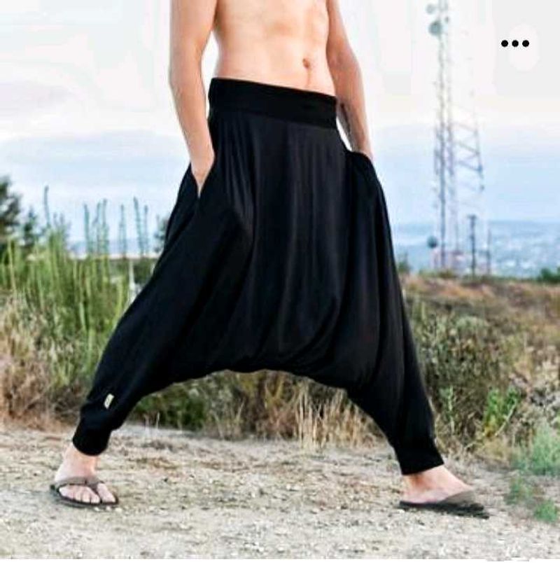 (Premium) Soft Black harem pants For Man/Woman.