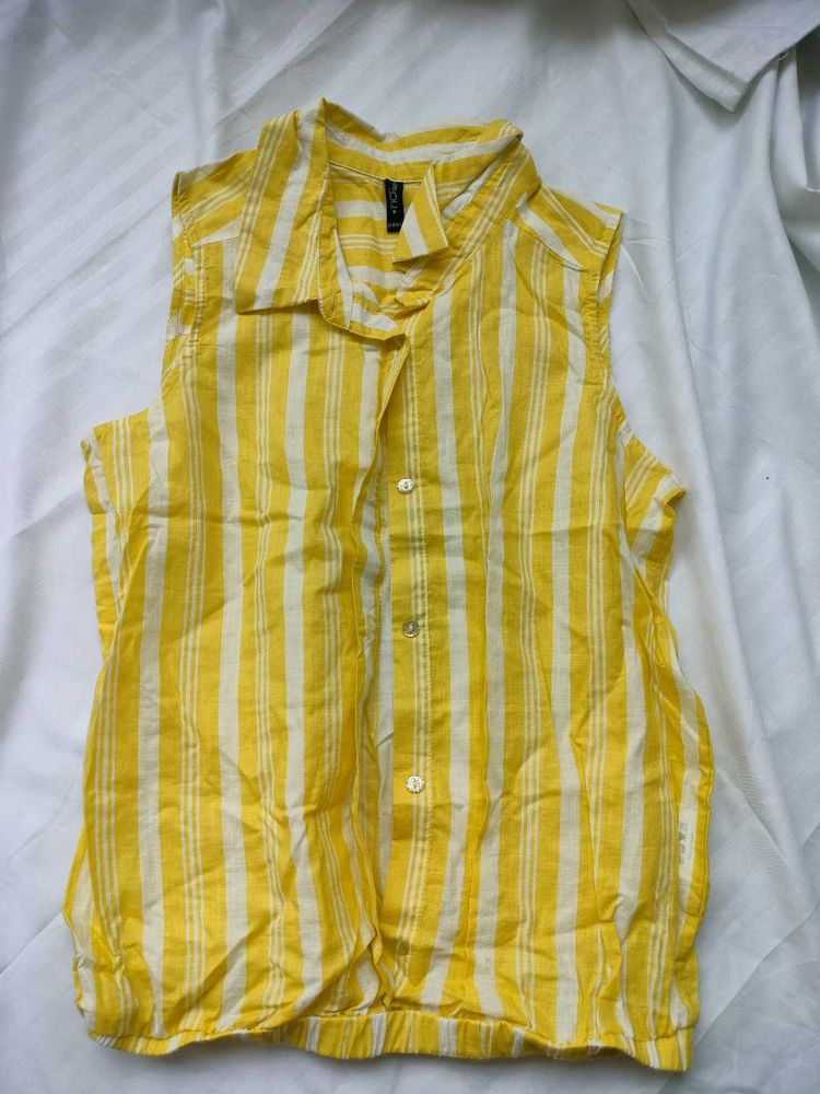 Striped Sleeveless Top