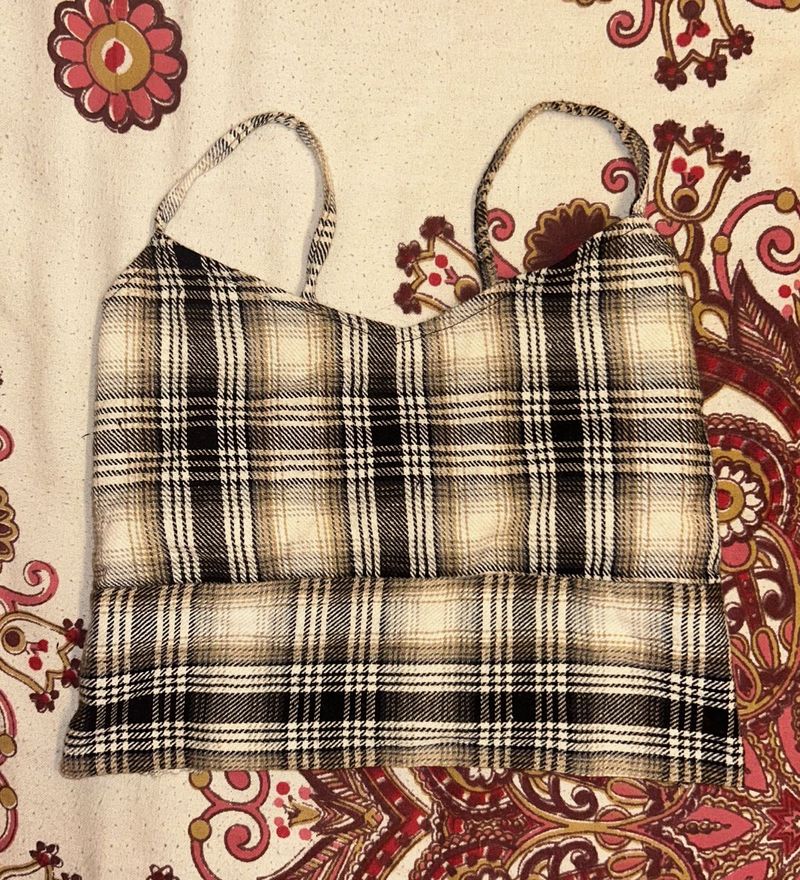 Checkered Crop Top