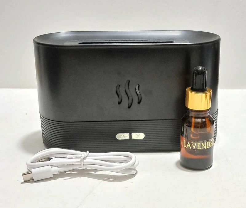 Flame Aroma Diffuser with Lavender Oil