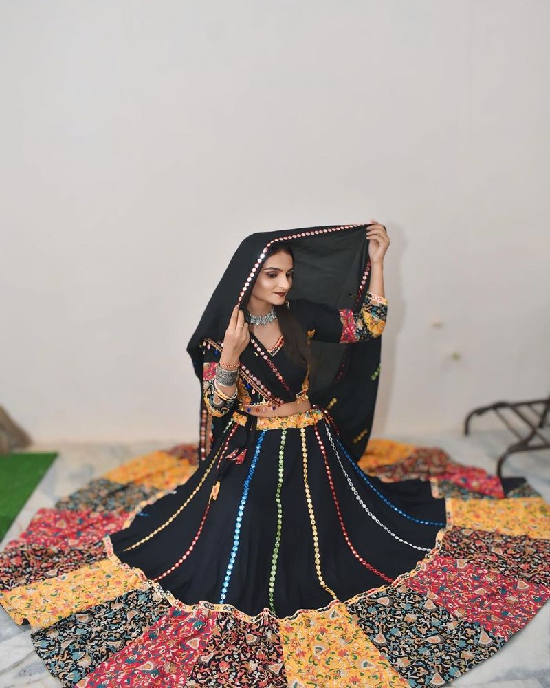Elegant Black Lehenga Choli