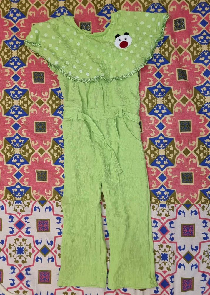 Cute Green Jumpsuit