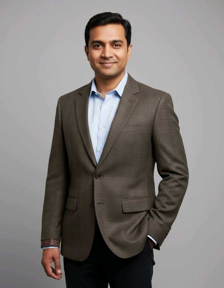 Men's dark brown color