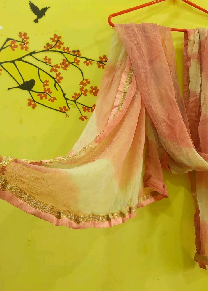 Pink Georgette Dupatta💕