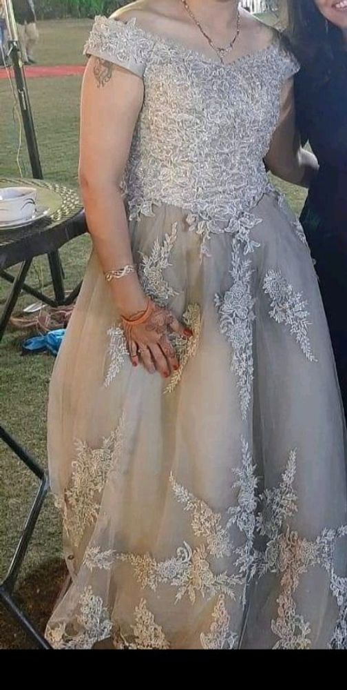 full flair evening gown  bought at 8000 very attractive in real