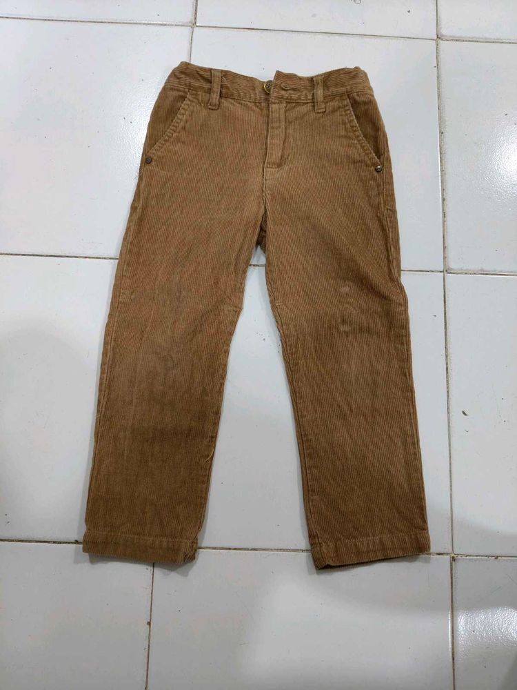 Codroi Pant 3-4 Y Boy Kid Dark Beige No Return