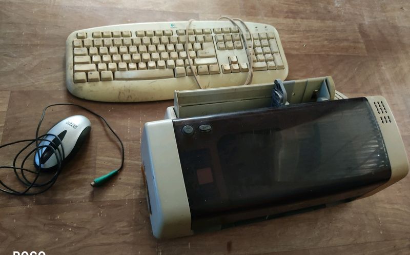 Old Epson Ink Jet Printer, One Keyboard, One Mouse Not In Condition..