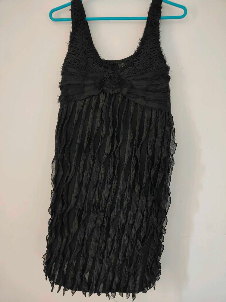 Black Ruffle Dress