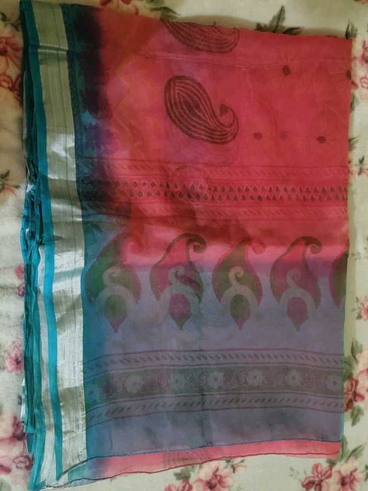 Elegant Printed Saree