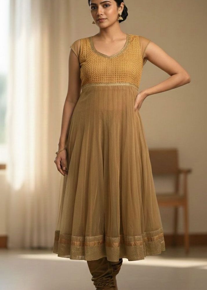 Golden Ethnic Dress