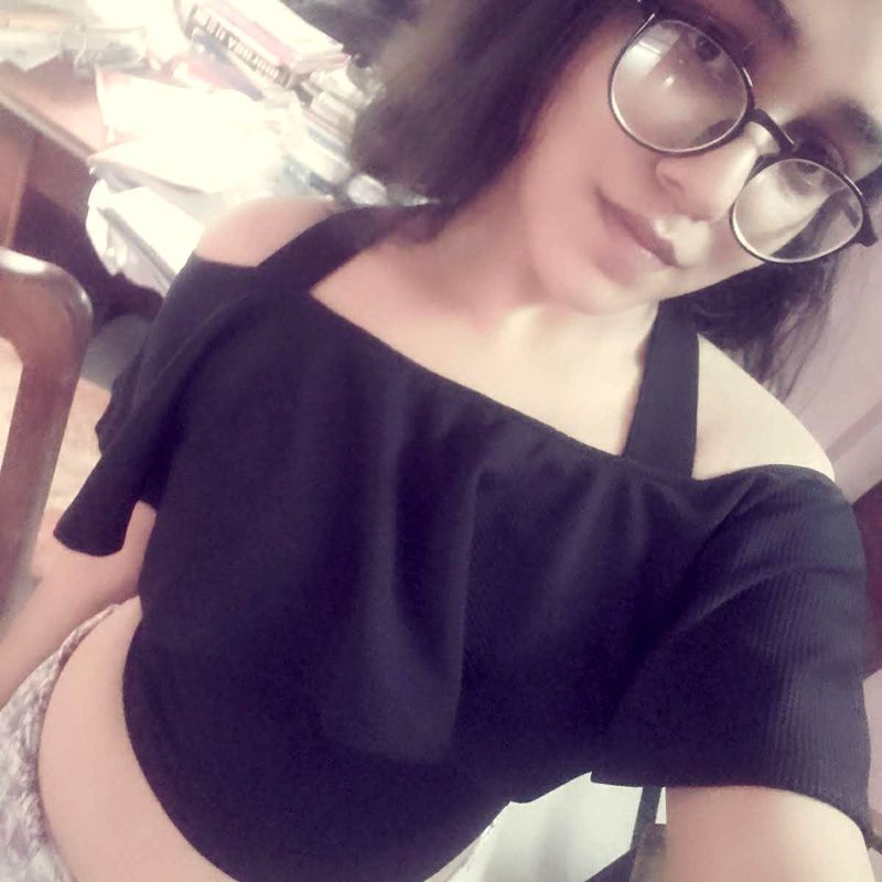 Black Off Shoulder Crop Top