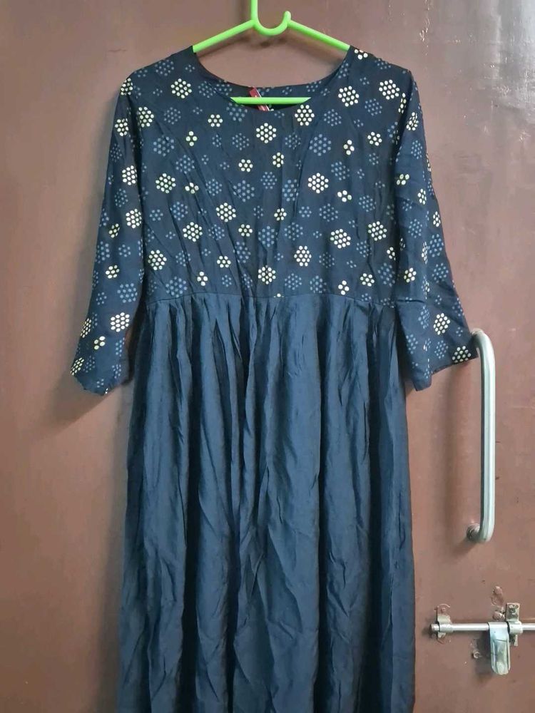 Blue Long Kurta