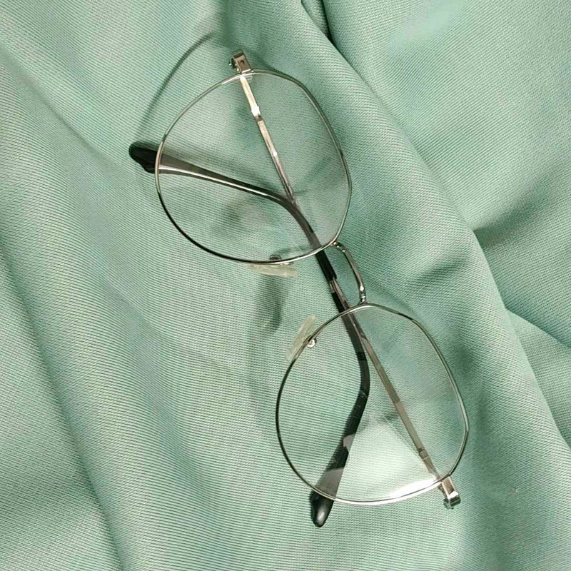 Stylish Silver Frame Glasses