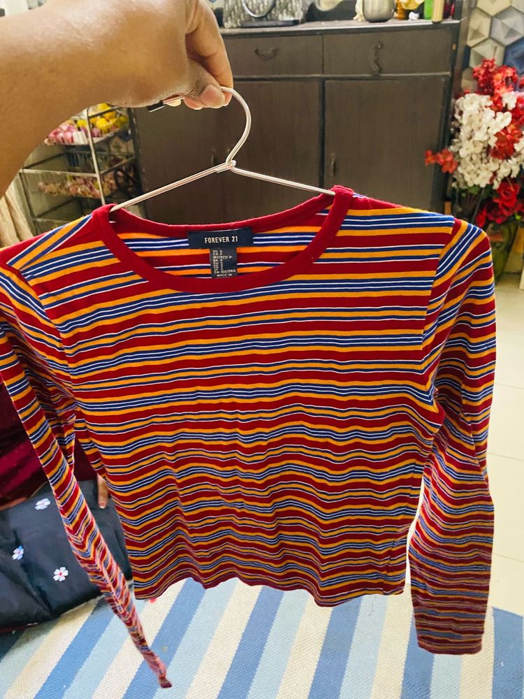 Striped Forever 21 Top