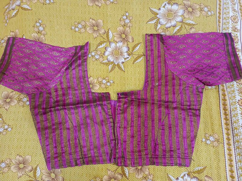 New Pink &amp; Gold Blouse