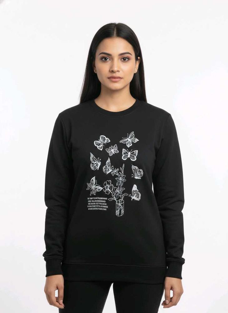 Butterfly Graphic Sweatshirt