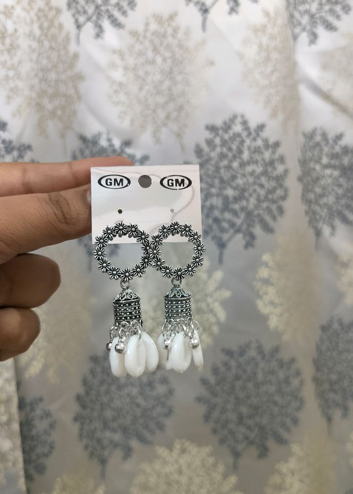 Oxidised Jhumka Combo