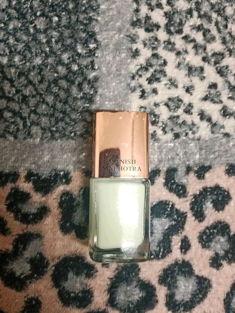 Manish Malhotra Myglamm Green Nail Paint