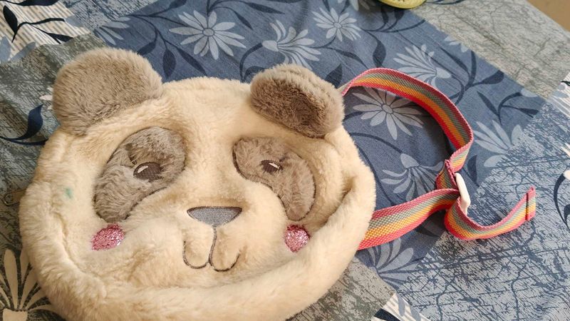 Cute Panda Plush Bag