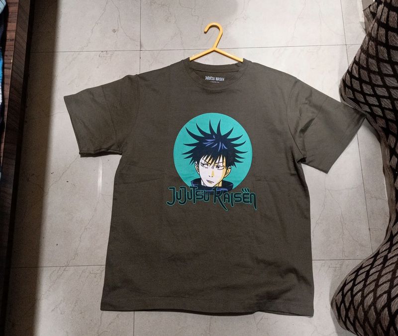 jujutsu kaisen backprint oversized t-shirt