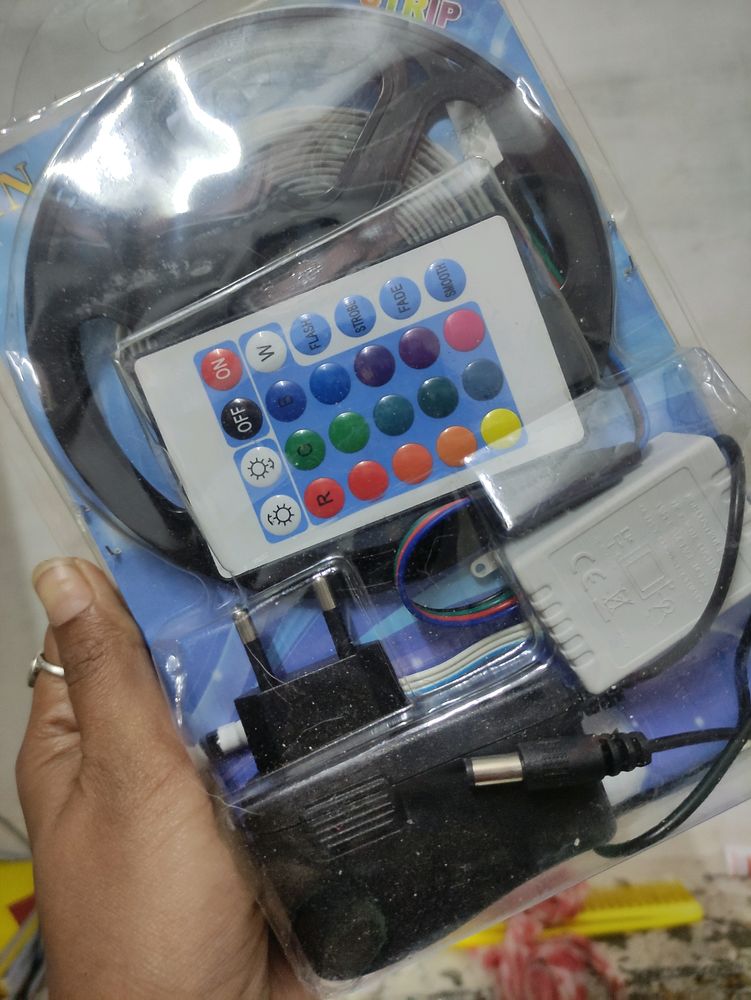 LED Strip Light Colour Changing With Remote Cable