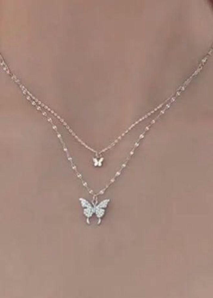 Butterfly Layered Necklace
