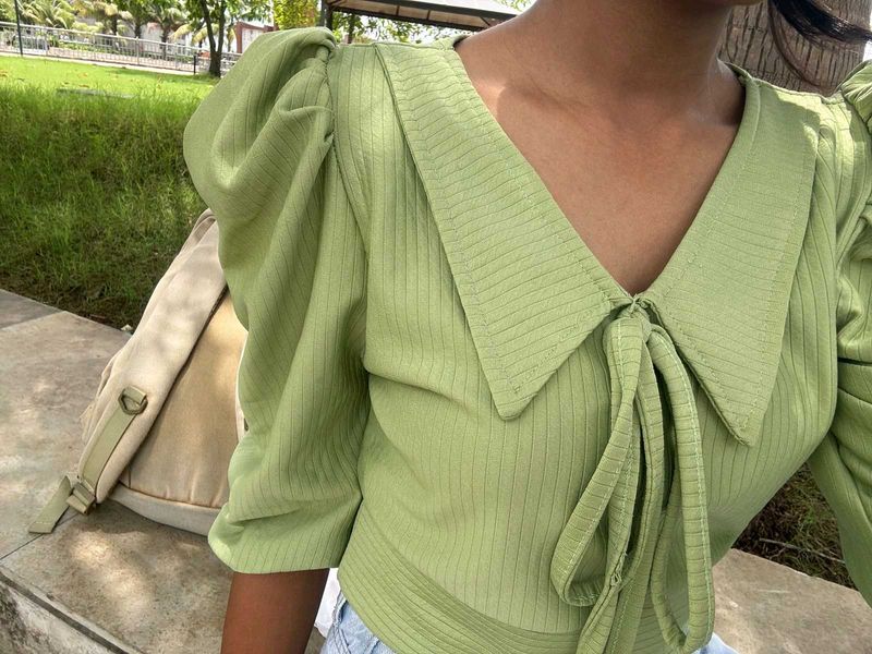 Green Croptop!!!!!
