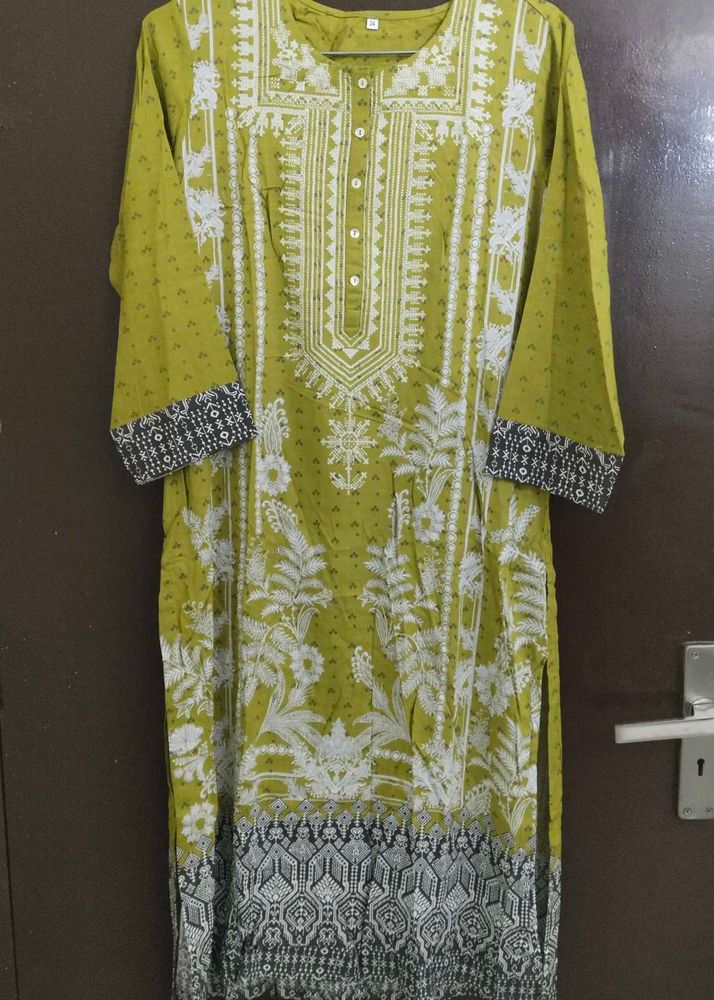 New Unused Biba Brand Pakistani Kurti Plazzo Set